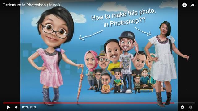 Make Caricatures 3D Cartoons with Photoshop CC Make Caricatures 3D Cartoons with Photoshop CC