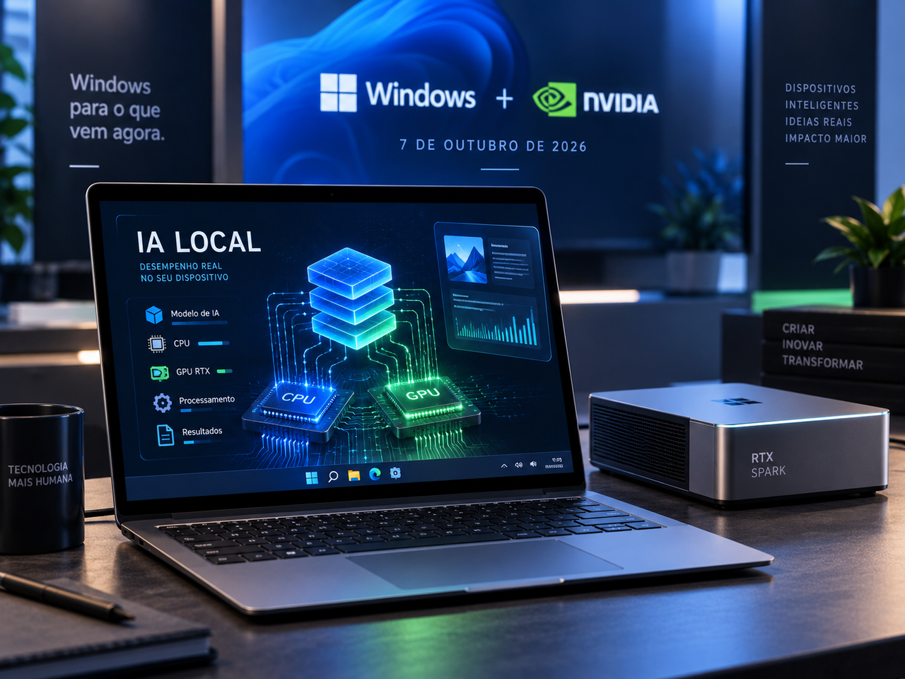 Microsoft prepara nova fase do Windows com IA rodando dentro do próprio PC