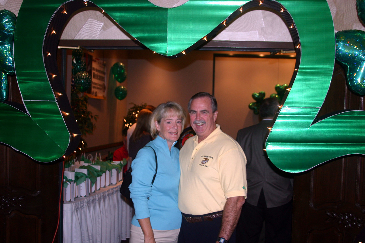 Copy (2) of Lois & John Simpson in Shamrock Archway