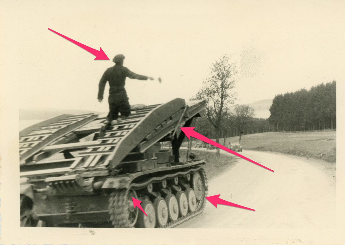 Panzer Tank Brückenleger Pionier Brückenbau Prot