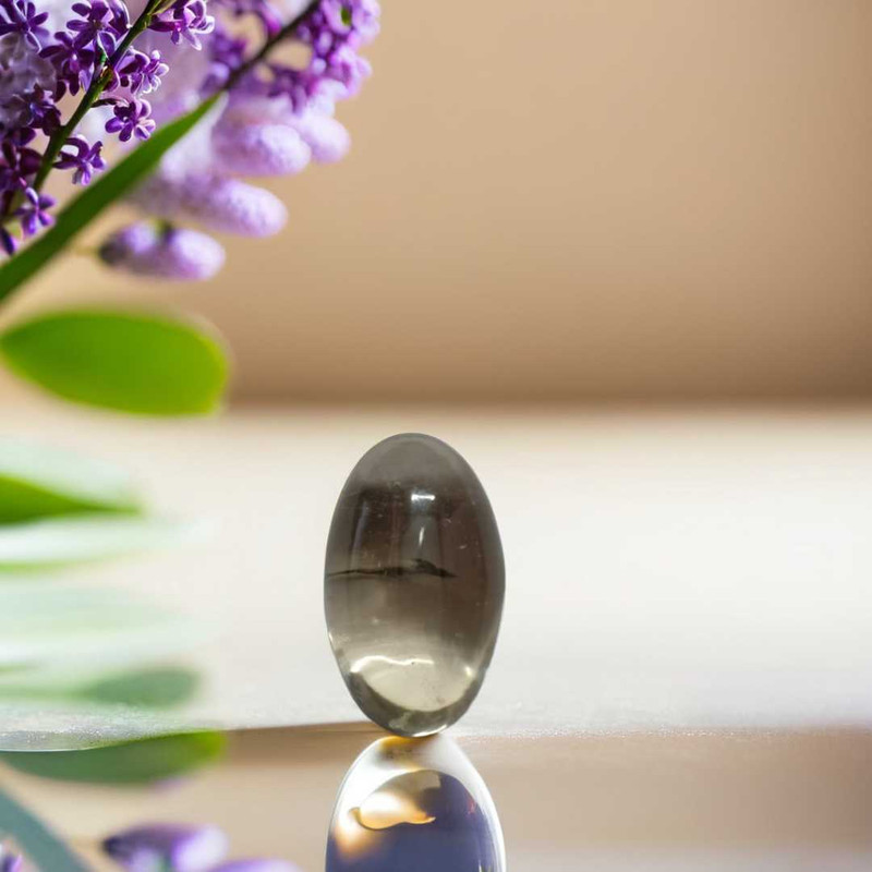 Smokey Quartz Lingam