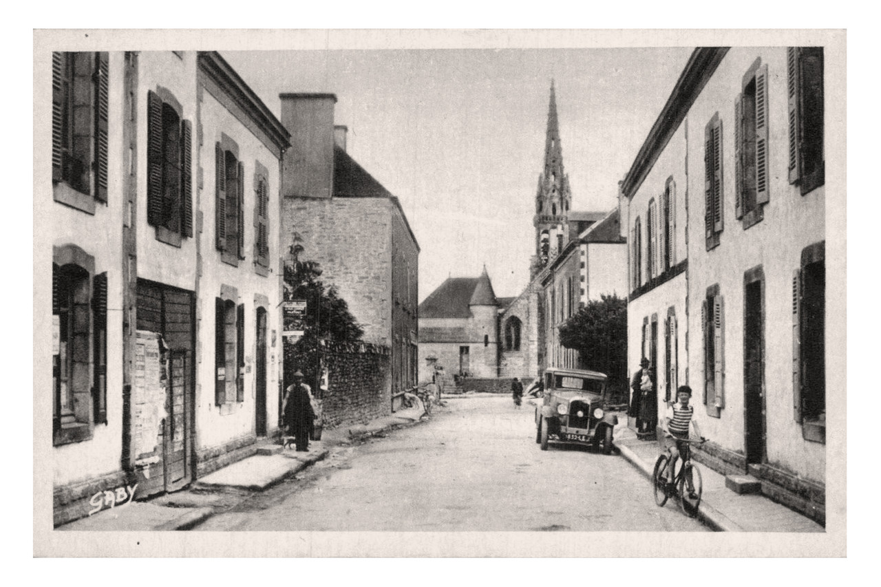Guiscriff Morbihan route de St Mandé (Gaby 15)