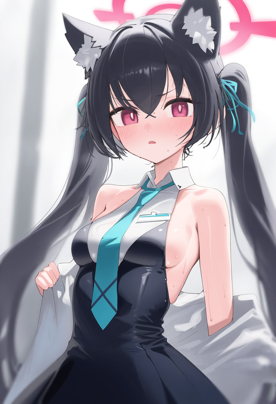 1girl, serika, blue archive, mikozin, NDGD, ohlia, {kobayashi ritz}, reoen, blac s-3221991083