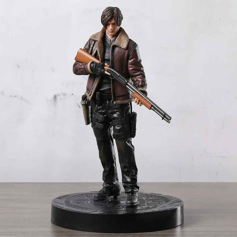 Resident Evil Biohazard Leon S. Kennedy Statue 30cm PVC