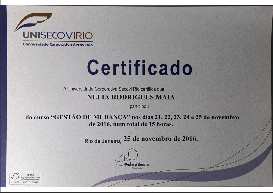 Certificado MS Project