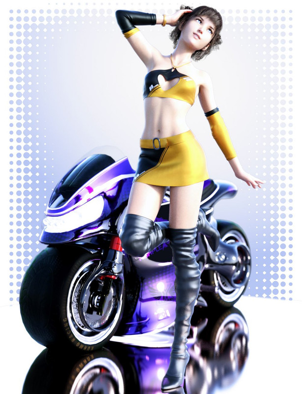 dForce Race Queen Outfit for Genesis8 Female(s) dForce Race Queen Outfit for Genesis8 Female(s)