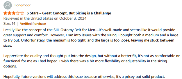 SIIL Ostomy Belt Review 4