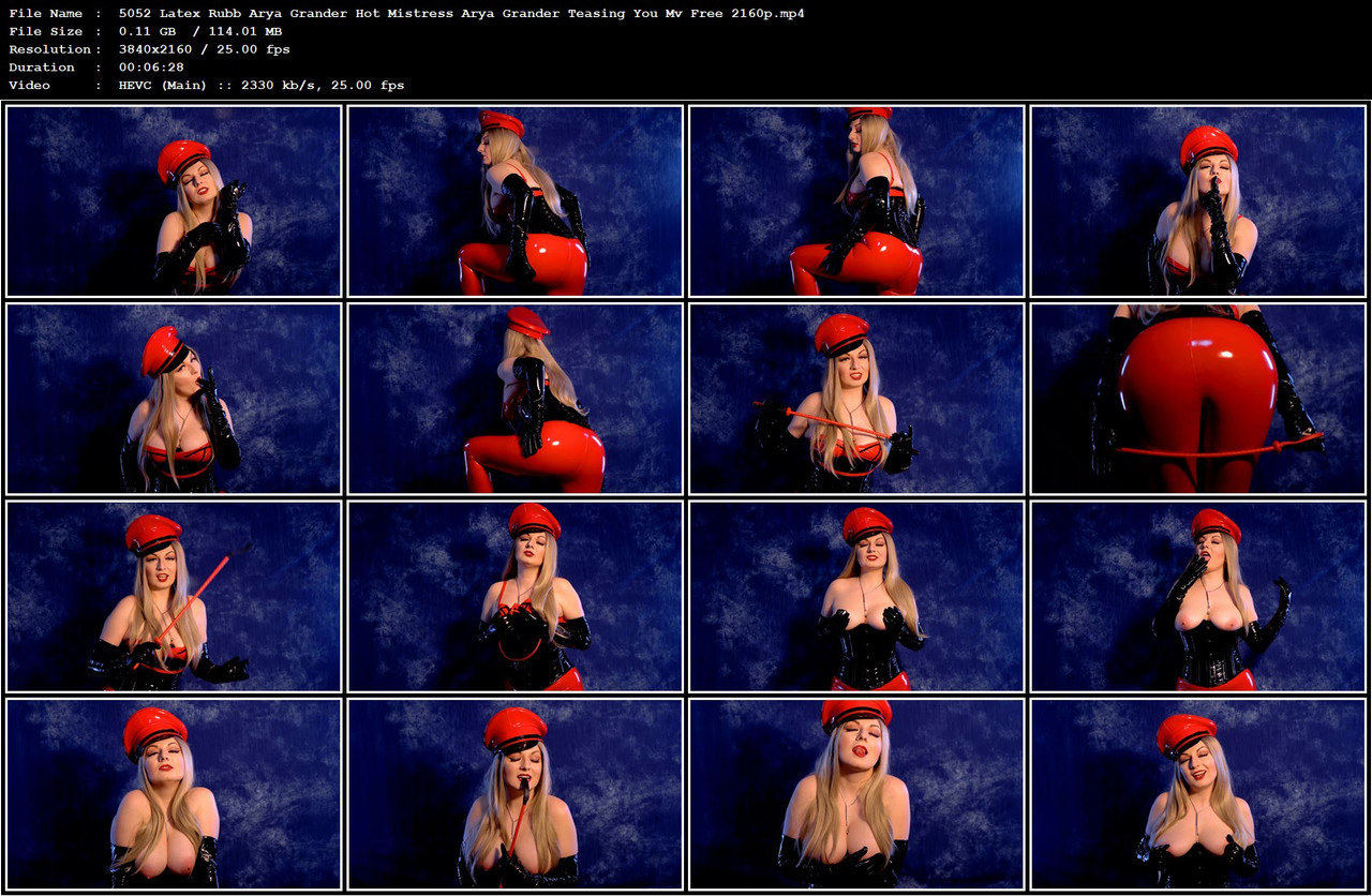5052 Latex Rubb Arya Grander Hot Mistress Arya Grander Teasing You Mv Free 2160p mp4