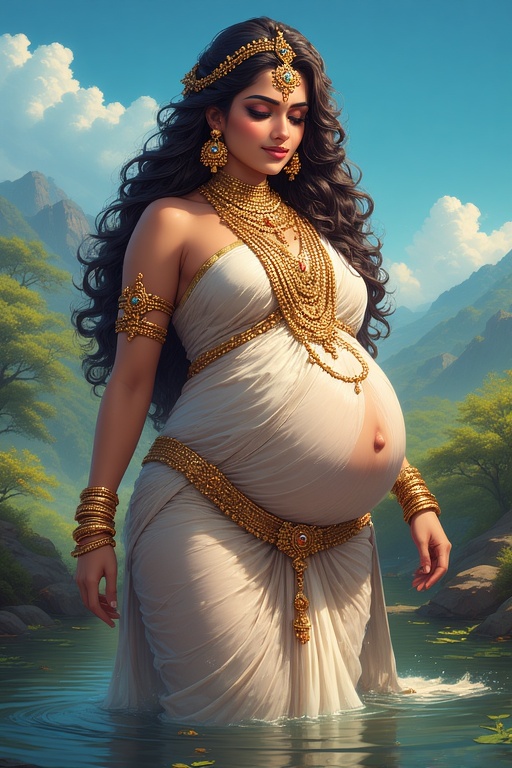 naked-goddess-parvati-pregnant-16