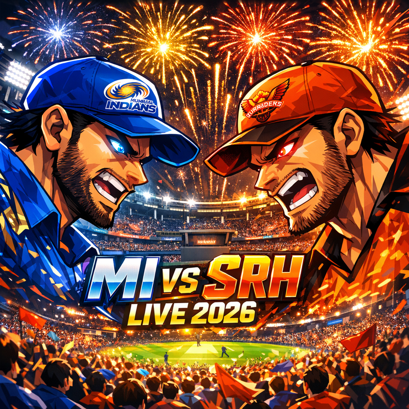 MI vs SRH IPL 2026 MI vs SRH live score