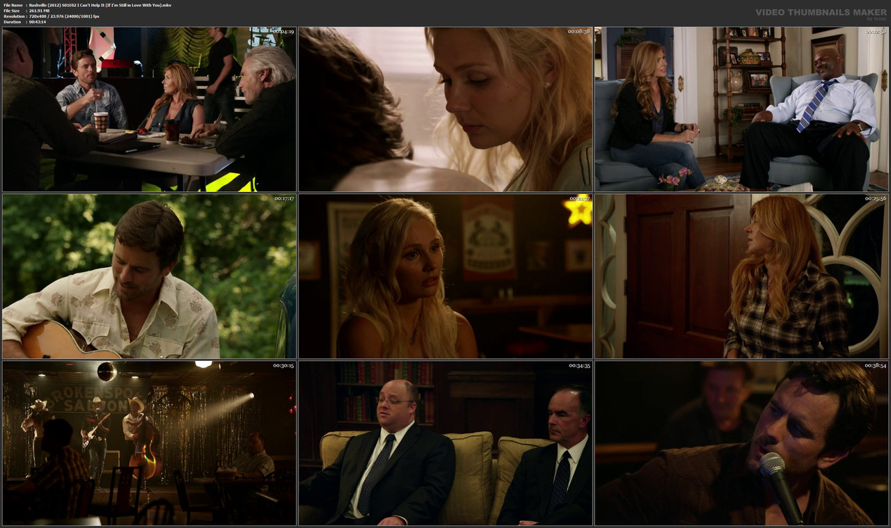 Nashville (2012) S01E02 I Can't Help It (If I'm Still in Love With You).mkv