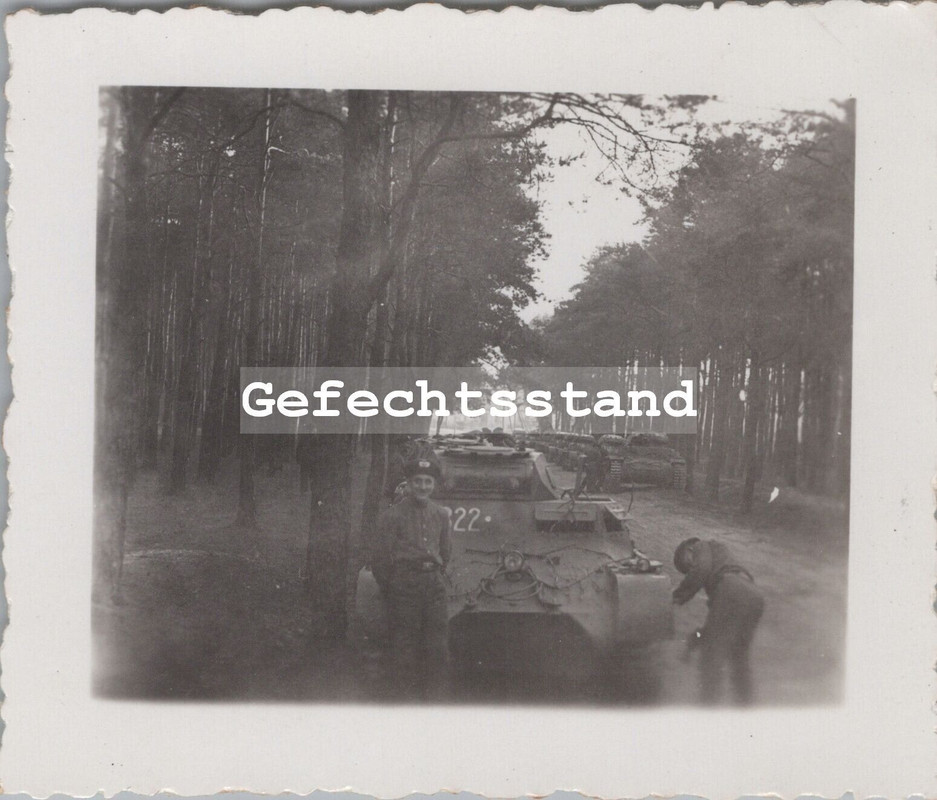 Foto, Wk2, Panzer Regiment 2 Eisenach, Panzer Übung
