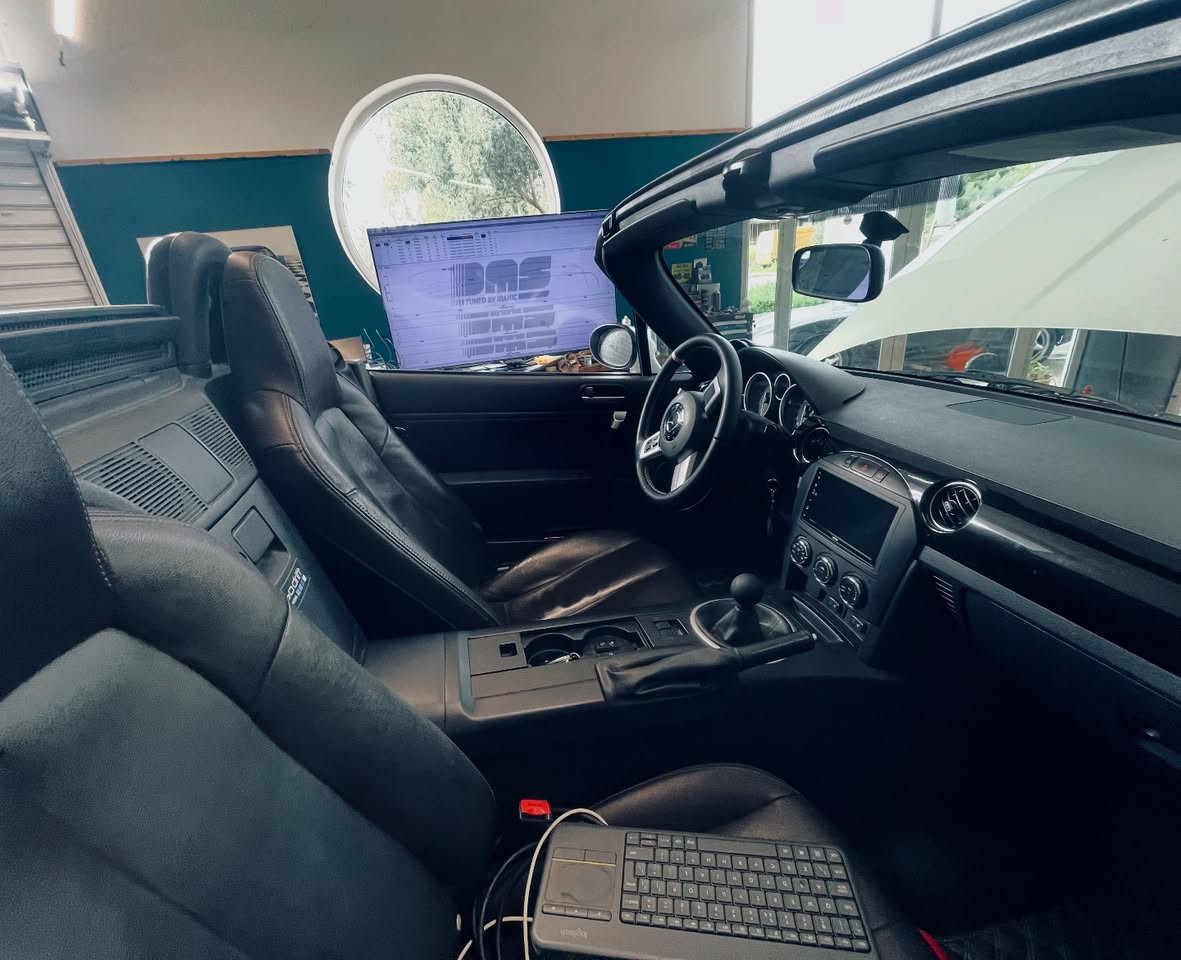 MX5 NC dyno session 2.5 swap