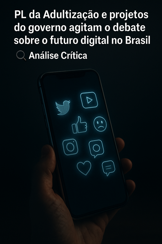 PL da Adultização e projetos do governo agitam o debate sobre o futuro digital no Brasil