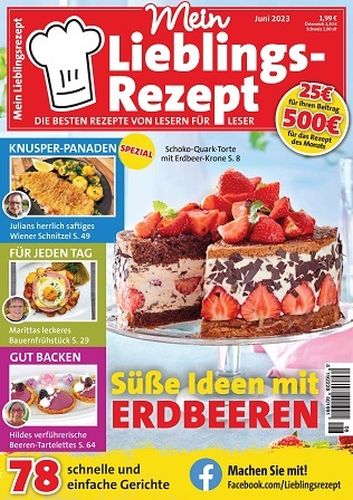 Cover: Mein Lieblingsrezept Magazin No 06 Juni 2023