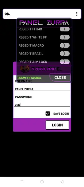Panel Zurra v2 Apk 