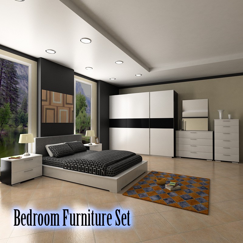 Bedroom furniture 4 Set Bedroom furniture 4 Set