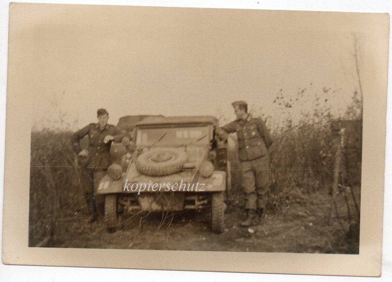 Russland VW Kübel Volkswagen Pkw Soldaten Kennun