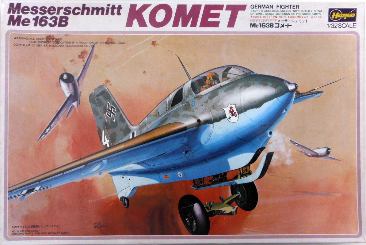 Hasegawa 32 Messerschmitt Me 163B Komet (S004)