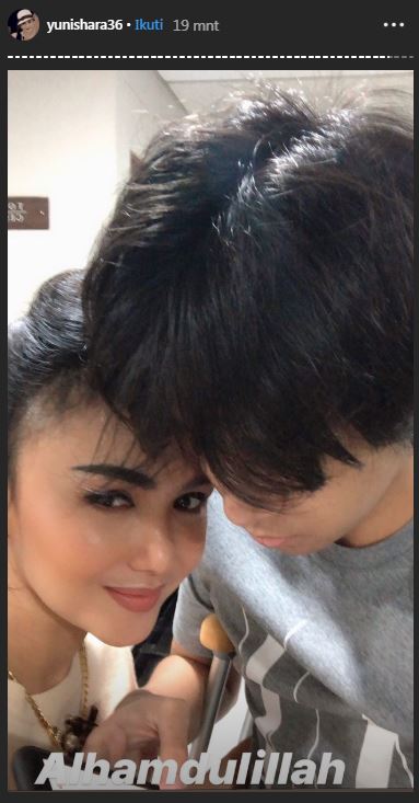 Yuni Shara bagikan kondisi sang putra sulung yang kini jauh lebih baik