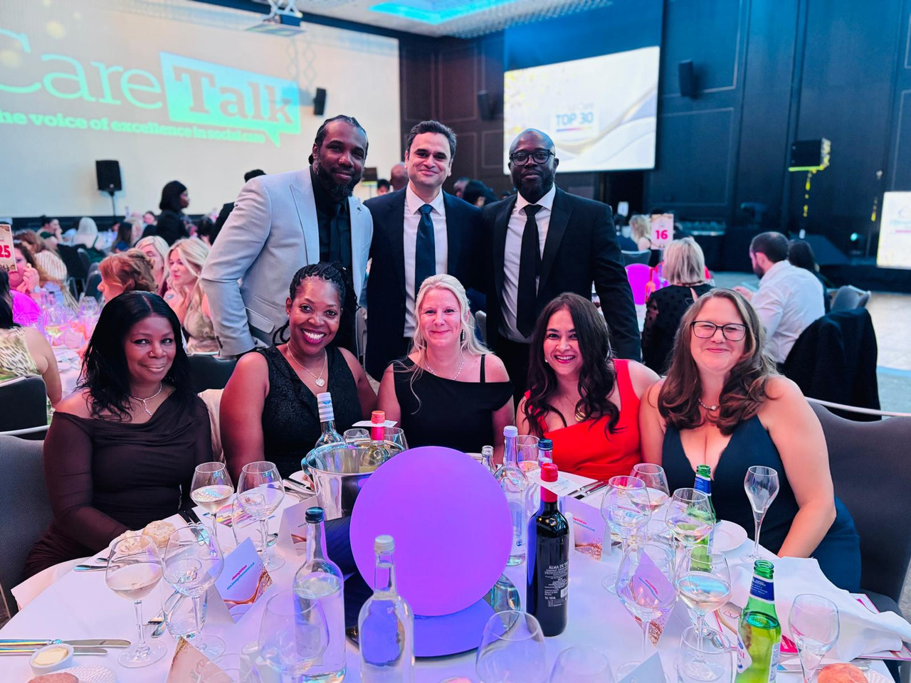 Team Care Assist celebrating at the Care Awards Show 2026
