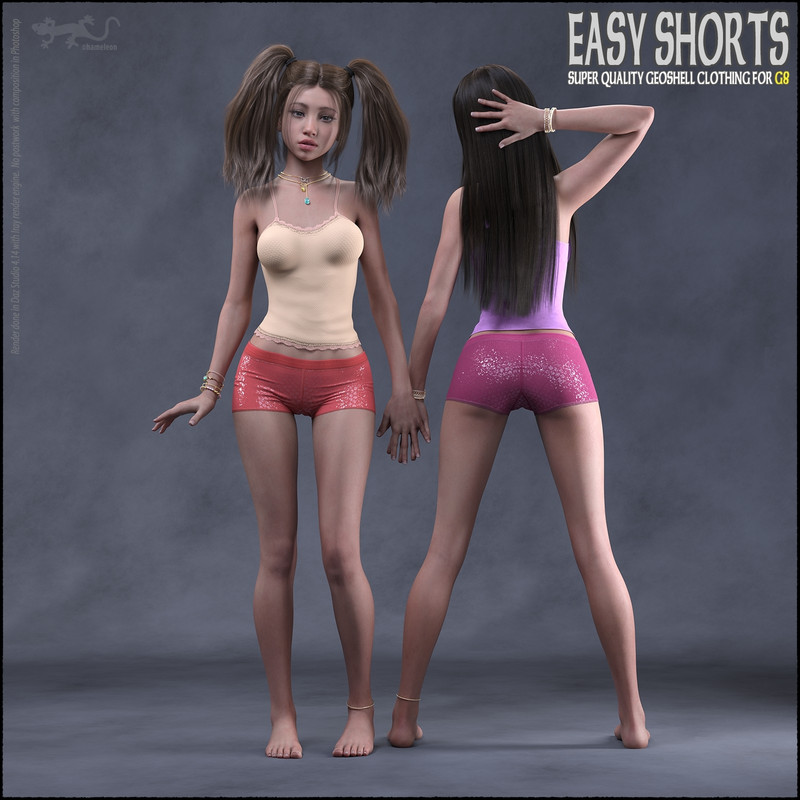 Easy Shorts for Genesis 8