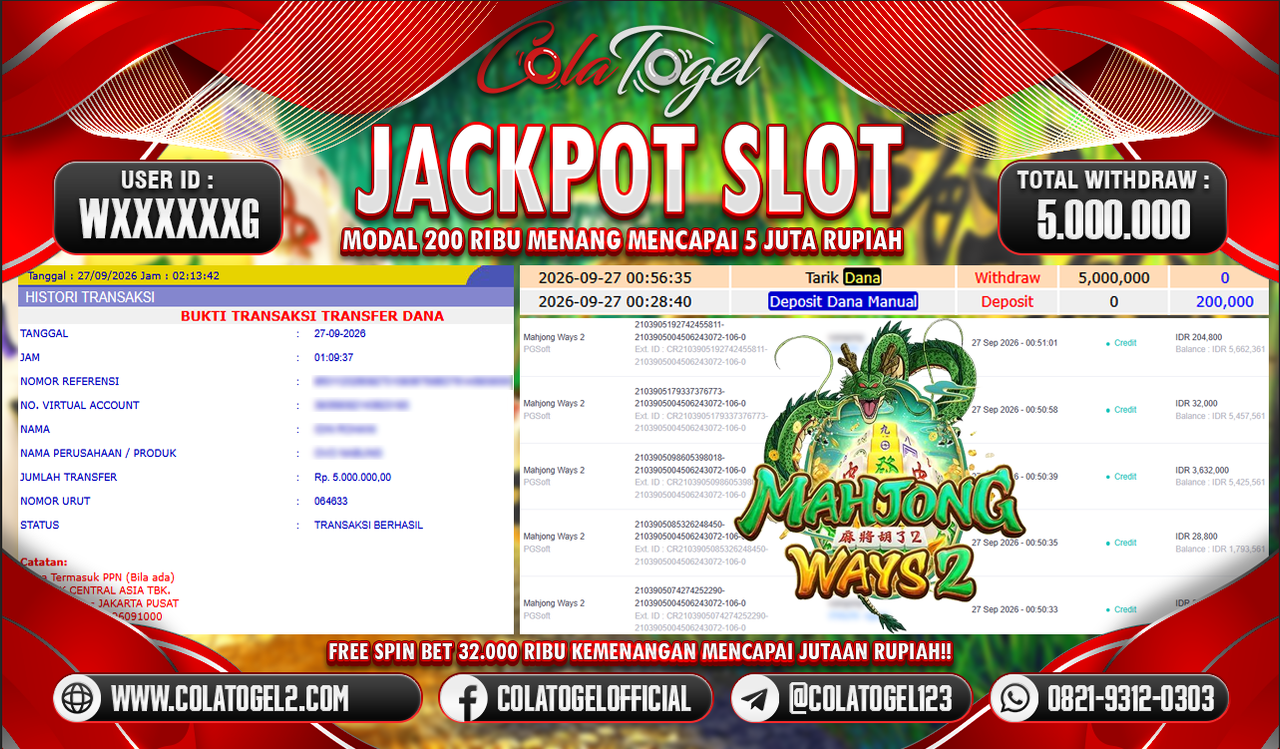 JACKPOT SLOT GACORR !!!