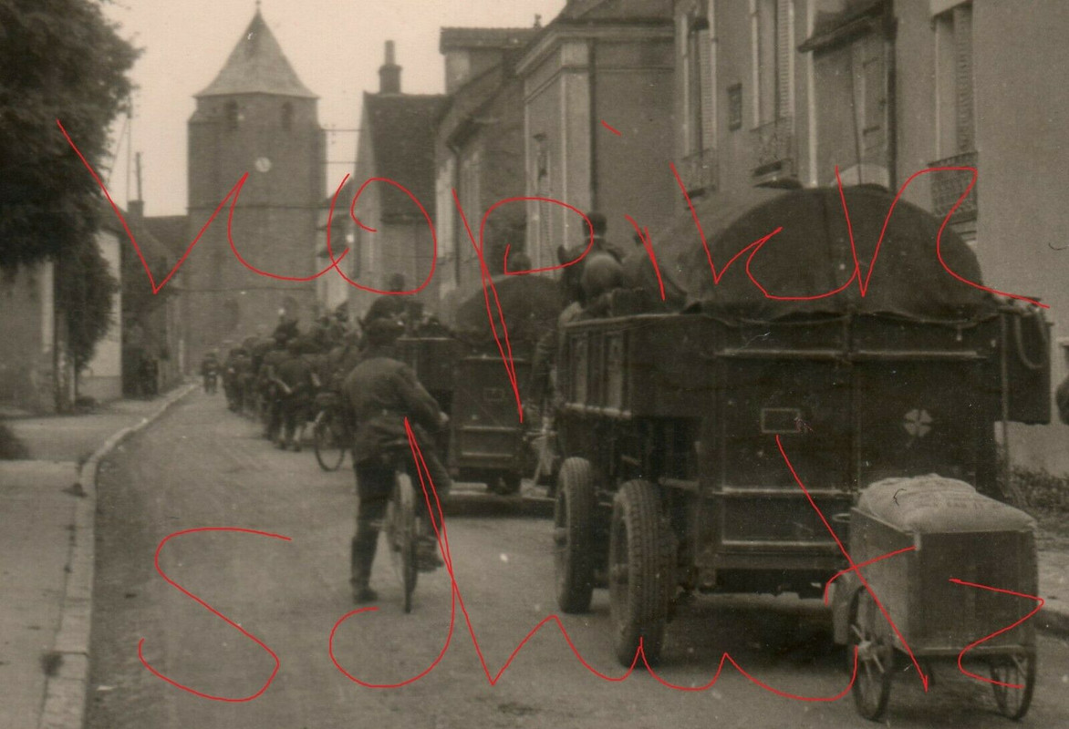 294. ID Infanterie Division Wappen Belgien  Frankreich '40 Pferdewagen Anhänger.