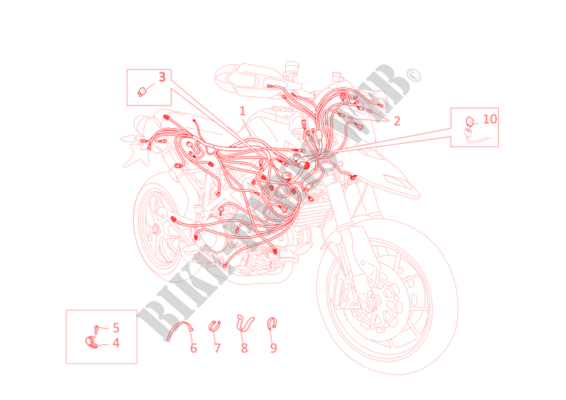 IMPIANTO-ELETTRICO-Ducati-Motocicli-Hypermotard-2011-Hypermotard
