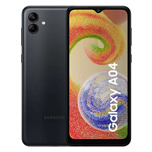 Amazon: SAMSUNG Galaxy A04 4GB_128GB Negro 
