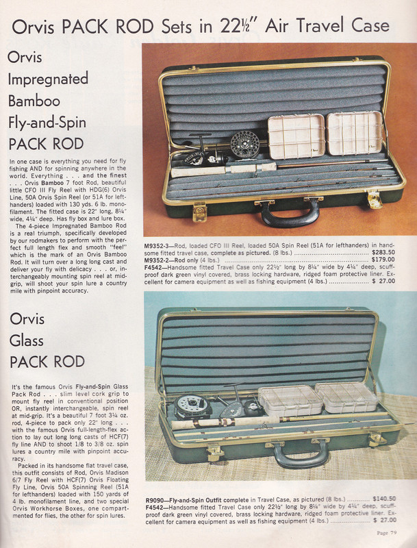 Catalog - 1972 Christmas page 79 (Fly and Spin Pack Rod)