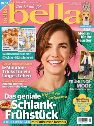 Cover: Bella Frauenmagazin No 12 vom 15  März 2023