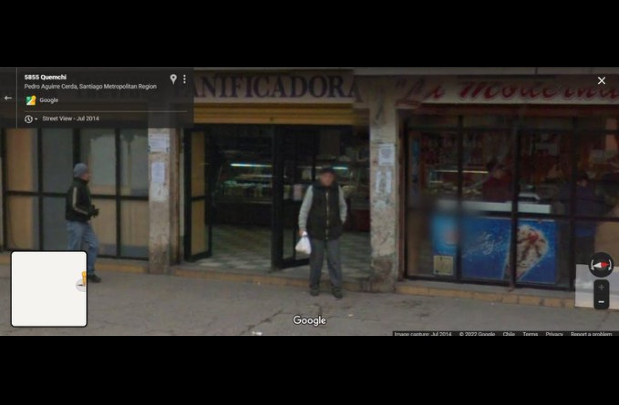 Google Street View dejó la última fotografía de su abuelo antes de fallecer