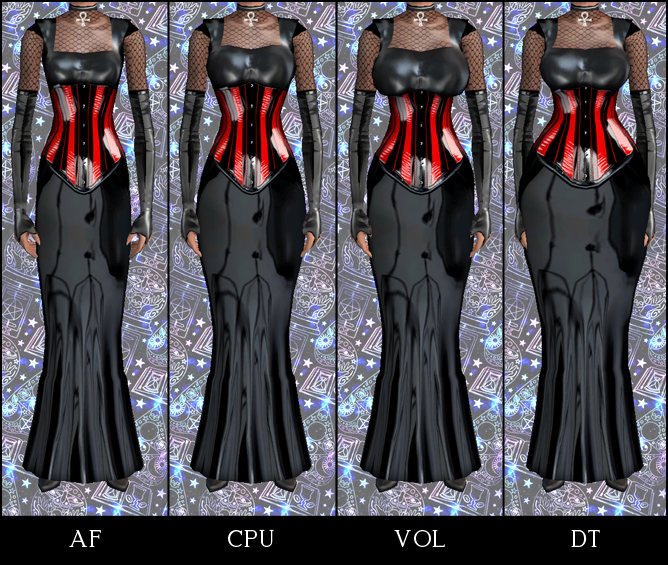 Sadistic Elevation bodyshape comparison
