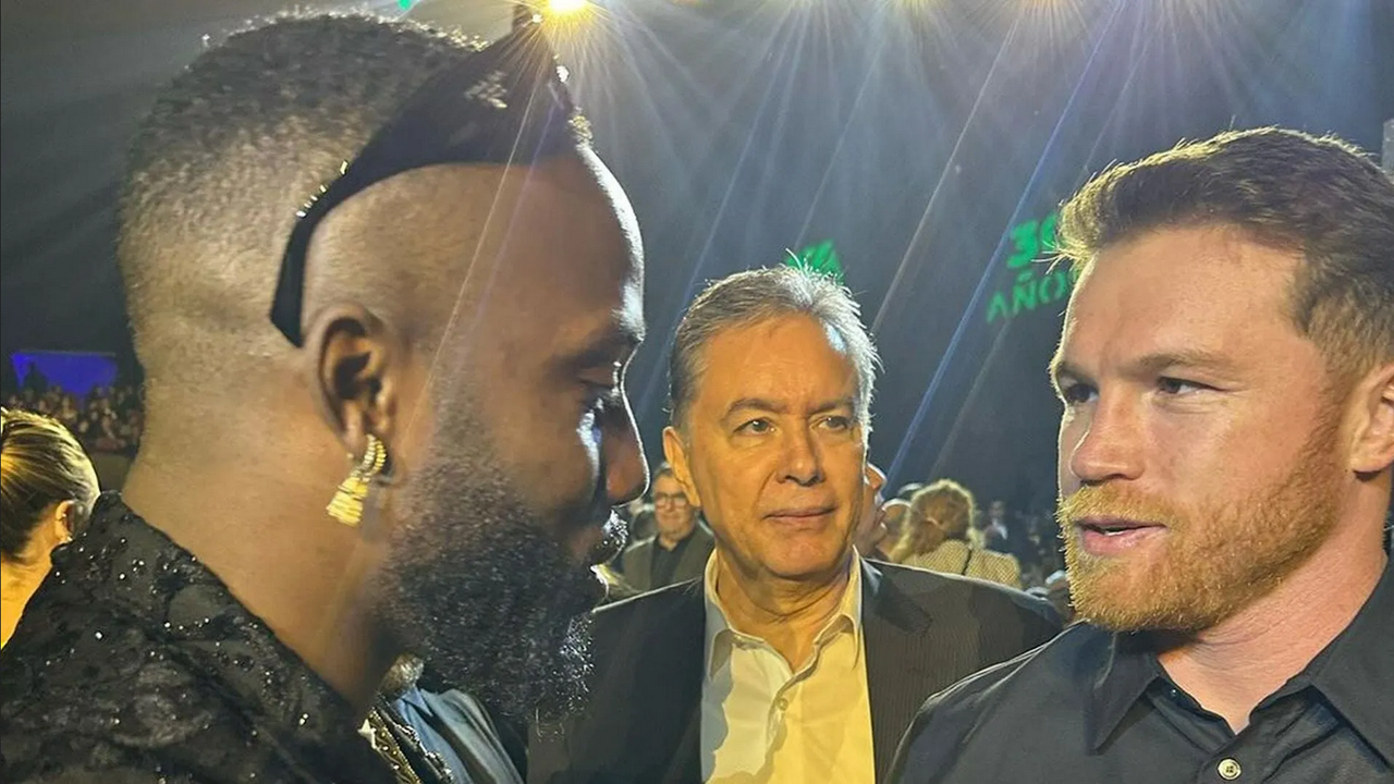 Canelo Álvarez se carea con Randy Arozarena en concierto de Luis Miguel
