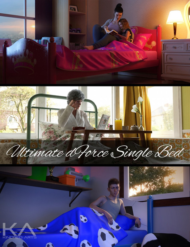 Ultimate d Force Single Bed