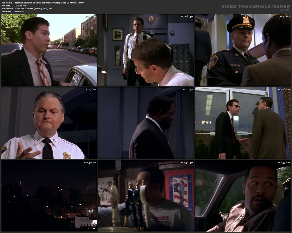 Homicide Life On The Street S07e06 Wanted Dead Or Alive (1).mkv