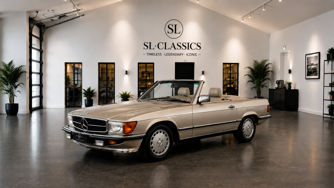 Mercedes-Benz 560 SL DB 473 Champagner Metallic
