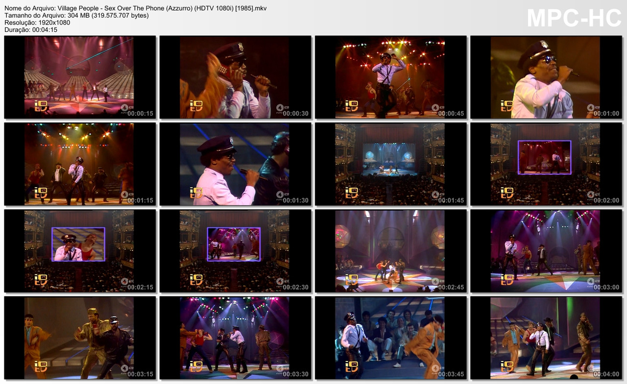 Village People - Sex Over The Phone (Azzurro) (HDTV 1080i) [1985]