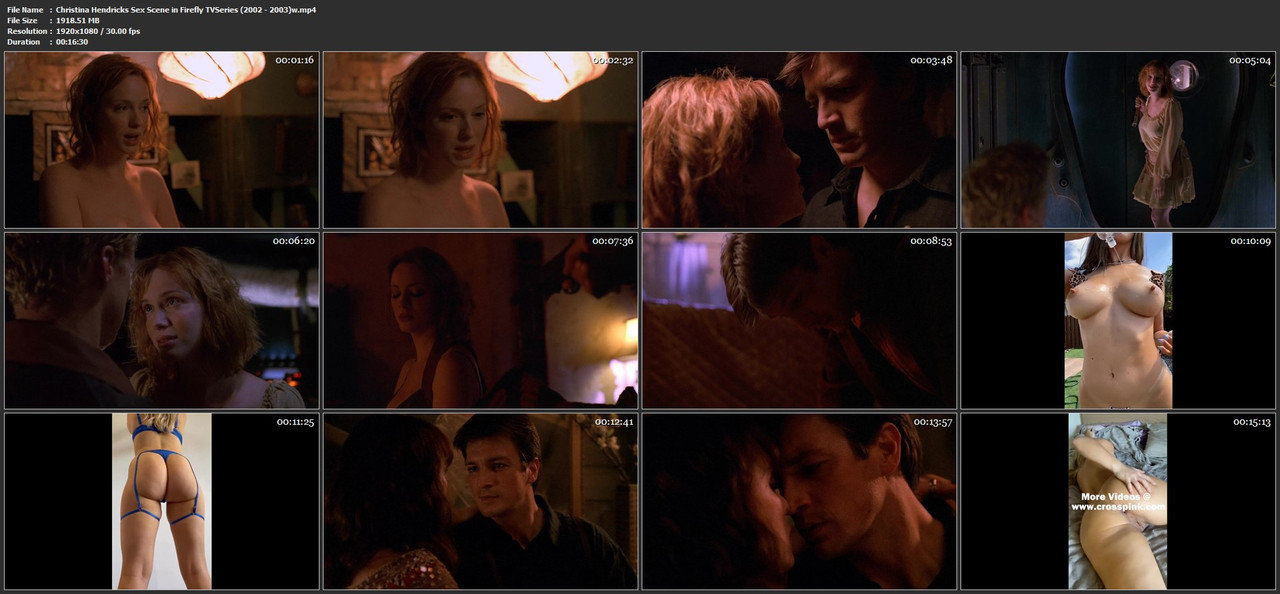 Christina Hendricks Sex Scene in Firefly TVSeries (2002 - 2003)w.mp4