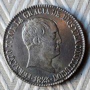 20 reales. Fernando VII. Barcelona. 1823. DSCF0930