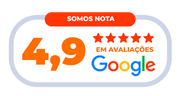 Somos Nota 4.9 no Google