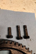 Camshaft gear bolts