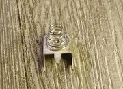 Battery spring.