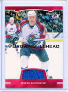 2002-03 BAP First Edition Jerseys #FE-006 [Steven Reinprecht] [Colorado Avalanche] [~100] [swatch=bl