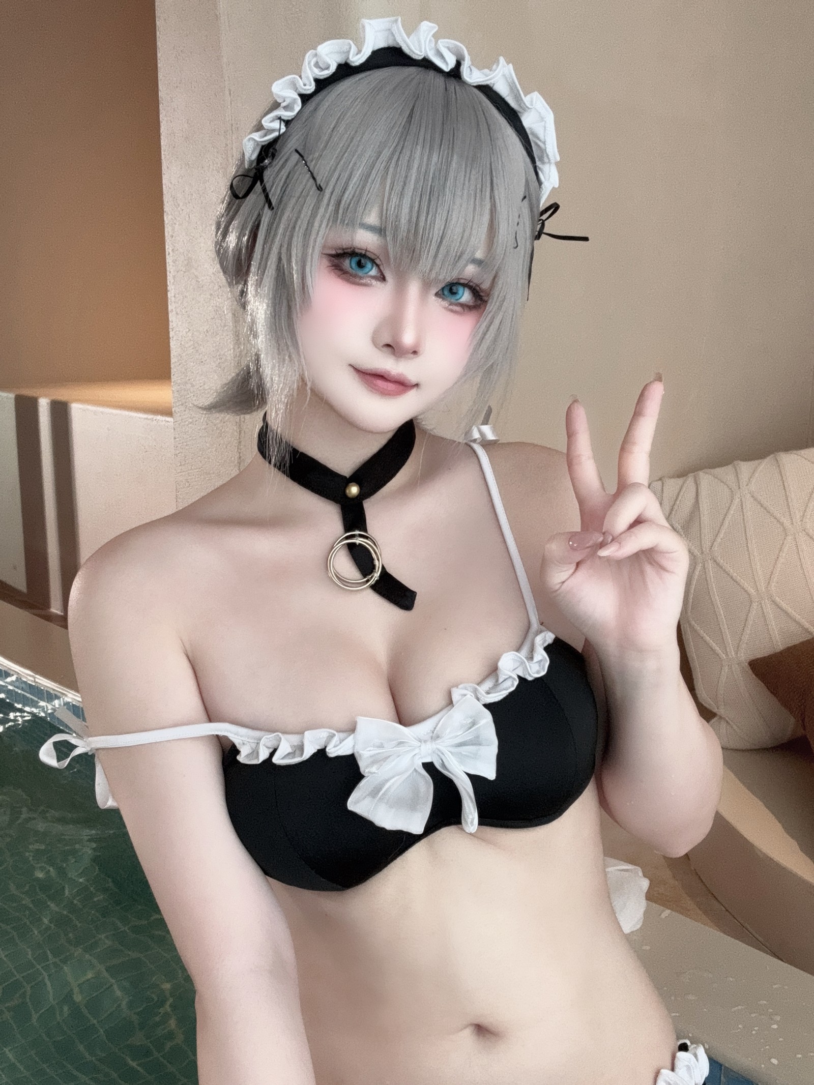 屿鱼 Yuyu 碧蓝航线 曼彻斯特 泳装 Cosplay 写真集（50P｜365MB）插图