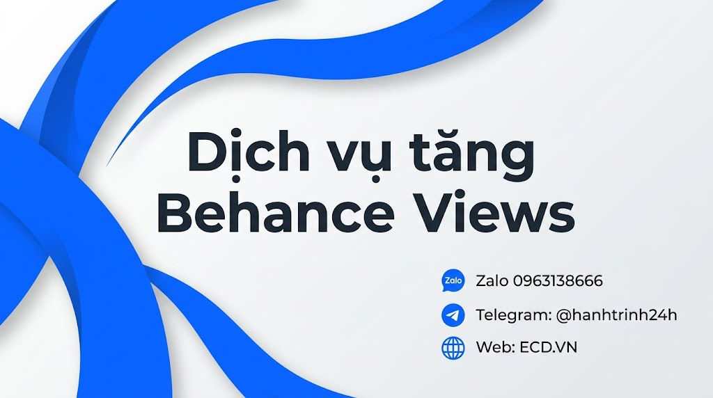 dịch vụ tăng behance views tự nhiên behance adobe