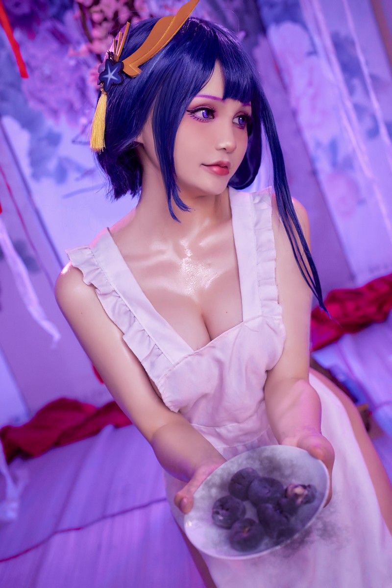 Joyce Lin2x Raiden Shogun Ei Cosplay Genshin Impact 写真 36P插图8