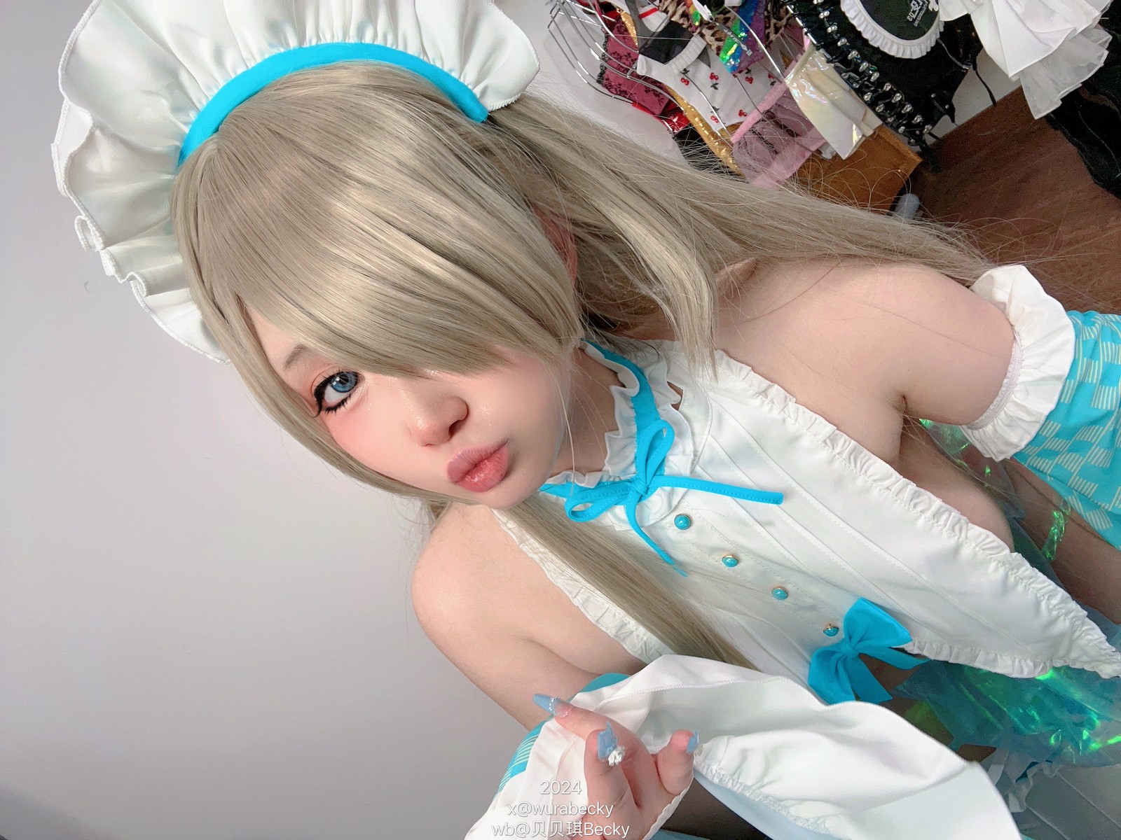 贝贝琪 Becky 明日奈 同人 Cosplay 写真集｜高清角色摄影（42P｜90MB）插图6