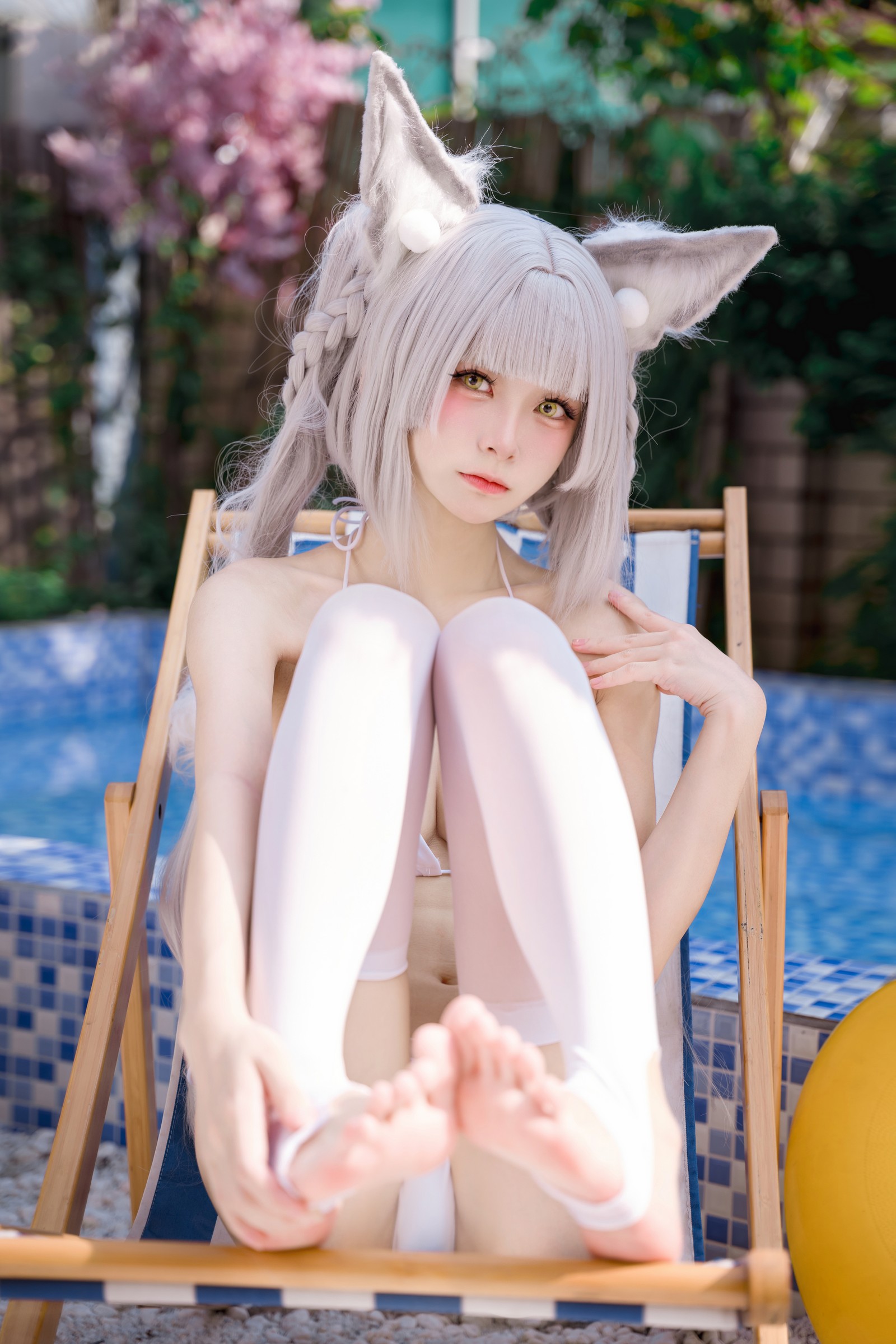 九柒喵 – 朝凪泳装 高质量泳装写真（29P-241.5M）夏日海边 Cos 系列插图1